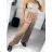 Kalhoty dlouhé letní dámské (S/M ONE SIZE) ITALSKÁ MÓDA IMM23M17961/DU