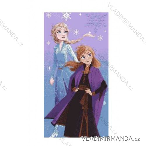 Osuška plážová frozen bavlnená dievčenská (70 x 140 cm) SETINO 23FRO-T002