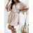 Women's Summer 3/4 Long Sleeve Dress (S/M ONE SIZE) ITALIAN FASHION IMWGB232374