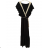 Women's Long Chiffon Short Sleeve Dress (S/M ONE SIZE) ITALIAN FASHION IMWGS231048