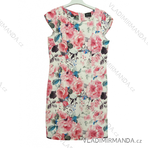 Women's short sleeve dress oversized (L-3XL) POLISH FASHION PMF20013