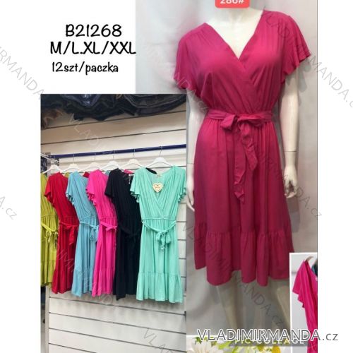 Women's long summer dress with straps (S / M ONE SIZE) ITALIAN FASHION IMWA221623