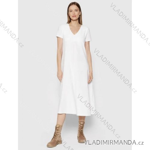 Women's Long Chiffon Short Sleeve Dress (S/M ONE SIZE) ITALIAN FASHION IMWGS231048