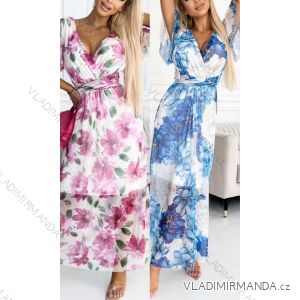 Women's Lace Cotton Short Sleeve Women's Dress (S / M ONE SIZE) ITALIAN FASHION IMWM215877