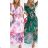 Women's Lace Cotton Short Sleeve Women's Dress (S / M ONE SIZE) ITALIAN FASHION IMWM215877