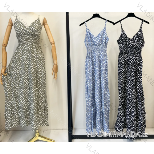 Women's Long Summer Strapless Dress (S/M ONE SIZE) INDIAN FASHION IMPEM23FW34-76