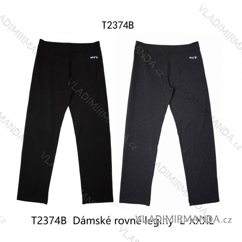 Women's straight leggings (L-3XL) WOLF T2374B