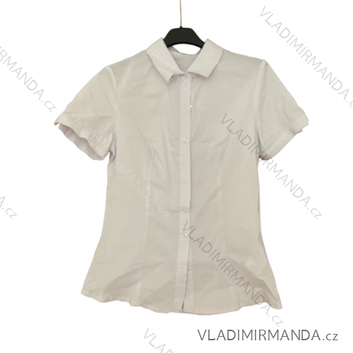 Košile klasik dlouhý rukáv dámská (S-XL) ITALSKÁ MÓDA IMM227201 M white