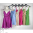 Women's Summer Elegant Strapless Dress (S/M ONE SIZE) ITALIAN FASHION IMPBB23O9187