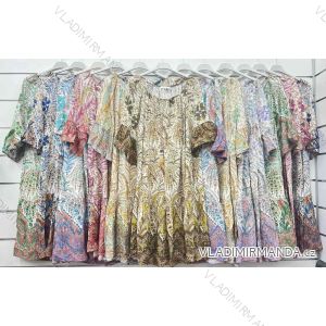 Šaty letné 3/4 dlhý rukáv dámske (S/M ONE SIZE) TALIANSKA MÓDA IMWP232496