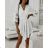 Women's Summer Boho Lace 3/4 Long Sleeve Dress (S/M ONE SIZE) ITALIAN FASHION IMWAD232501