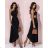 Women's Long Formal Elegant Sleeveless Satin Pleated Dress (S/M ONE SIZE) ITALIAN FASHION IMM23M5790