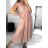 Ladies Casual Chiffon 3/4 Pants Sleeveless Jumpsuit (S/M ONE SIZE) ITALIAN FASHION IM323300