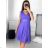 Šaty krátké společenské elegantní bez rukávu dámské (S/M ONE SIZE) ITALSKÁ MÓDA IMPSH2435841 bílá S