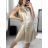 Women's Sleeveless Summer Satin Dress (S/M/L ONE SIZE) ITALIAN FASHION IMD23436