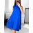 Women's Sleeveless Summer Satin Dress (S/M/L ONE SIZE) ITALIAN FASHION IMD23436/DU