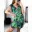 Šaty letné icecool krátky rukáv dámske (S/M ONE SIZE) TALIANSKA MÓDA IMM23M177