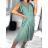 Elegantes Sommerkleid mit kurzen Ärmeln für Damen (Einheitsgröße S/M) ITALIAN FASHION IMWGB231614
