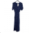 Šaty dlouhé letní šifonové na ramínka dámské (S/M ONE SIZE) ITALSKÁ MÓDA IMC22411 dark blue S/M