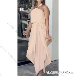 Women's Long Elegant Sleeveless Dress (S/M ONE SIZE) ITALIAN FASHION IMPGM2323799