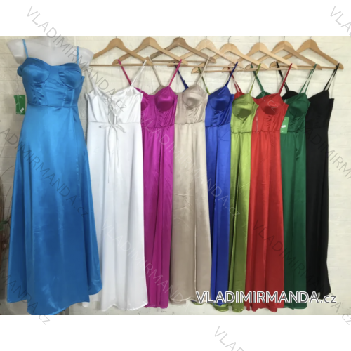 Women's long elegant strapless dress (S/M ONE SIZE) ITALIAN FASHION IMPGM2310921