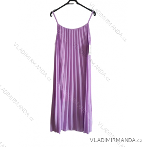 Šaty šifonové letní na ramínka dámské (S/M ONE SIZE) ITALSKá MóDA IM3235015