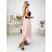 Women's Long Chiffon Short Sleeve Dress (S/M ONE SIZE) ITALIAN FASHION IMWGS231048
