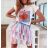 T-Shirt Kurzarm Frauen (UNI S / L) ITALIENISCHE MODE IMK20128