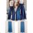 Kalhoty letní dlouhé riflové dámské (S/M/L ONE SIZE) ITALSKÁ MÓDA IMD23481