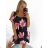 Šaty letné icecool krátky rukáv dámske (S/M ONE SIZE) TALIANSKA MÓDA IMM23M939
