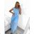 Summer short sleeve summer dress (S / M ONE SIZE) ITALIAN FASHION IMWY21019