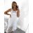 Women's Summer Lace Sleeveless Dress (S/M ONE SIZE) ITALIAN FASHION IMBM23060