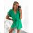 Women's short overall sleeveless overall (S / M ONE SIZE) ITALIAN FASHION IM322205 S/M dark pink
