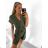 Women's short overall sleeveless overall (S / M ONE SIZE) ITALIAN FASHION IM322205 S/M dark pink