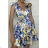 Women's Sleeveless Summer Dress (S/M ONE SIZE) ITALIAN FASHION IMPBB23A11958