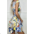 Women's Sleeveless Summer Dress (S/M ONE SIZE) ITALIAN FASHION IMPBB23A11958