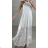 Women's Long Summer Boho Lace Sleeveless Dress (S/M ONE SIZE) ITALIAN FASHION IMPBB23K10803