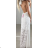 Women's Long Summer Boho Lace Sleeveless Dress (S/M ONE SIZE) ITALIAN FASHION IMPBB23K10803