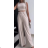 Súprava letné nohavice dlhé a croptop bez rukávu dámsky (S/M ONE SIZE) TALIANSKA MÓDA IMPGM233867/3868