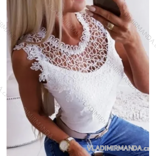 Tunika bez rukávu dámská (S/M ONE SIZE) ITALSKÁ MÓDA IMPGM2311502