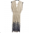 Women's Sleeveless Icecool Summer Dress (M/L, XL/2XL) AINUOSI ITALIAN FASHION IMB239983