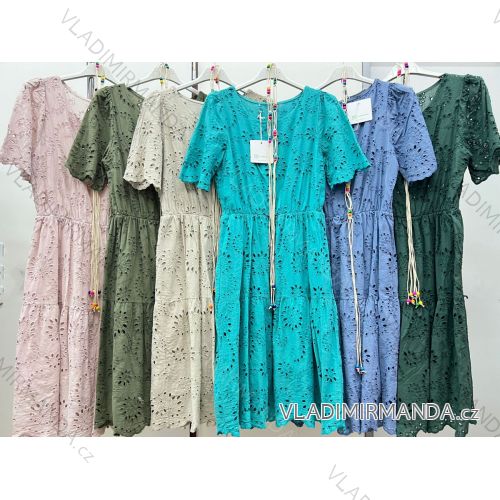 Women's strapless summer dress (S/M ONE SIZE) ITALIAN FASHION IM4235416