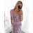 Šaty dlouhé letní bez rukávu dámské (M/L, XL/2XL) AINUOSI ITALSKÁ MODA IMB23F908