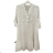 Šaty košilové oversize 3/4 rukáv dámské nadrozměr (XL/2XL ONE SIZE) ITALSKÁ MÓDA IM423DENY