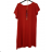 Women's Elegant Glitter Long Sleeve Dress (S/M/L/XL ONE SIZE) ITALIAN FASHION IMBM22010 L/XL red