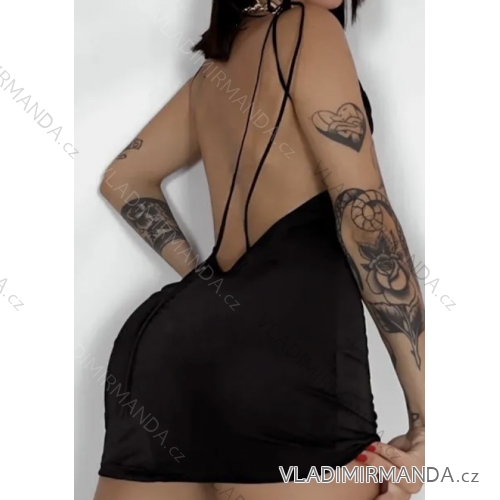 Women's elegant summer dress with straps (S/M ONE SIZE) ITALIAN FASHION IMPLP2368890090