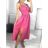 Women's Sleeveless Summer Dress (S / M ONE SIZE) ITALIAN FASHION IMWC222493