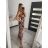 Langes ärmelloses Sommerkleid von Icecool Damen (S / M / L ONE SIZE) ITALIAN FASHION IMM22ORIENT M / L braun