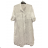 Šaty košilové oversize 3/4 rukáv dámské nadrozměr (XL/2XL ONE SIZE) ITALSKá MODA IM723SEINA