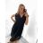 Women's Summer Chiffon Short Sleeve Dress (S/M ONE SIZE) ITALIAN FASHION IM323356/DU